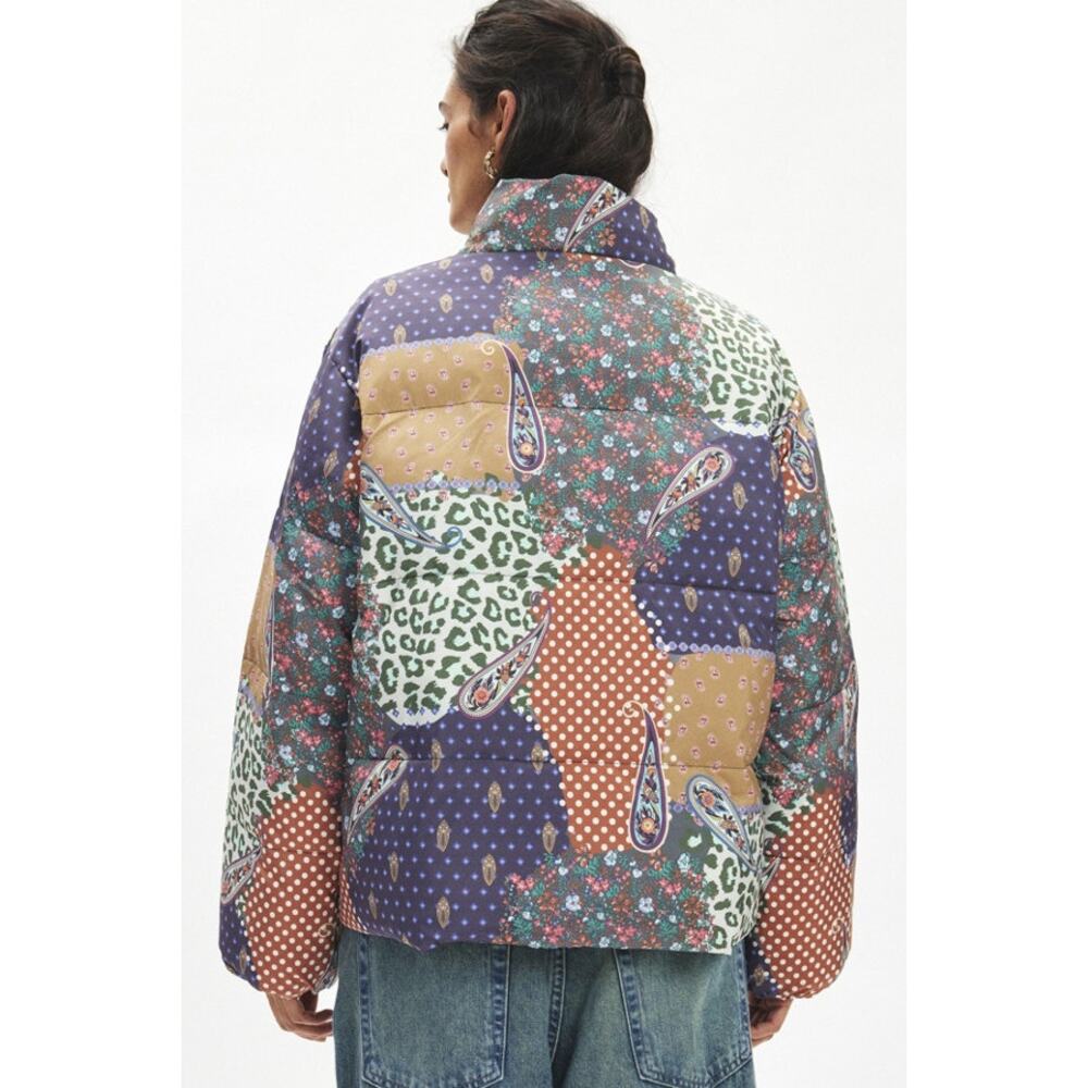 NWOT BDG Ola Patchwork Puffer Jacket - Picture 2 of 6